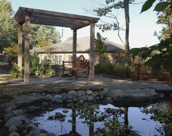 Back garden at Carpenter Hospice