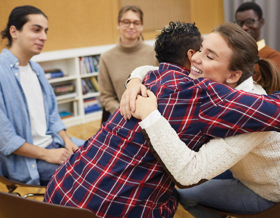 People Hugging