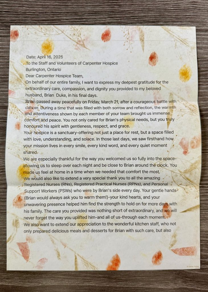Duke letter page 1
